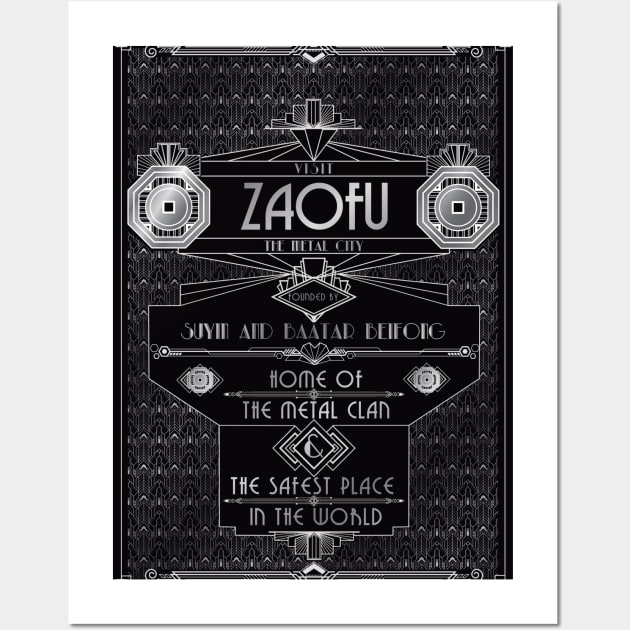 Zaofu Home of the Metal clan Wall Art by Silentrebel